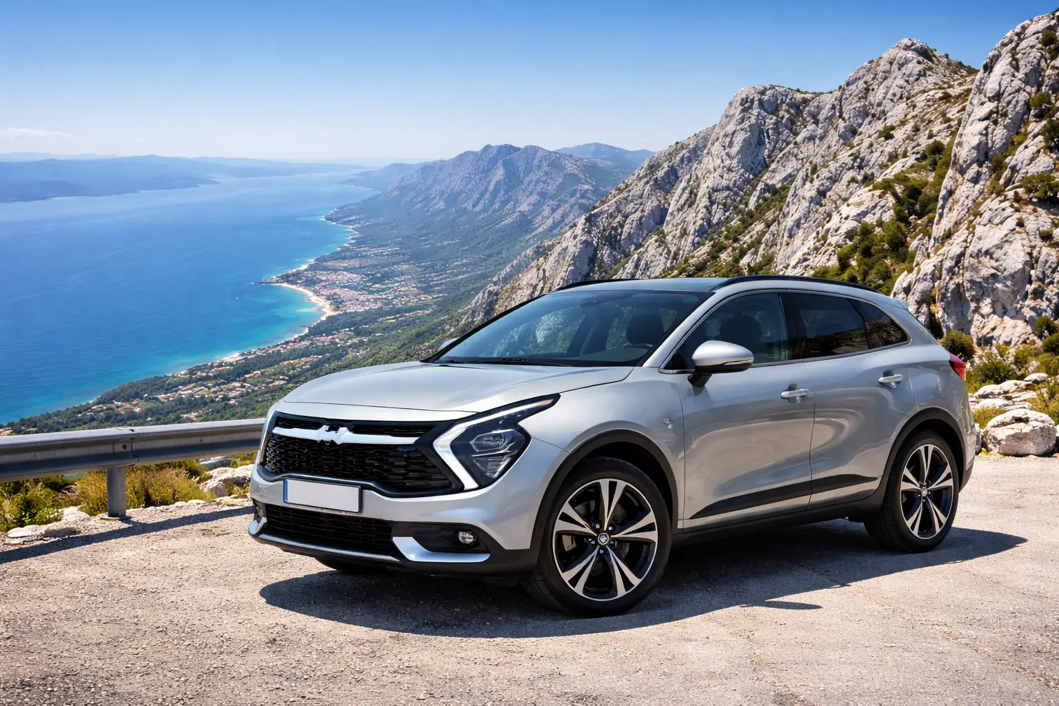 SUV fuer Bergstrassen und Familienreisen in Kroatien